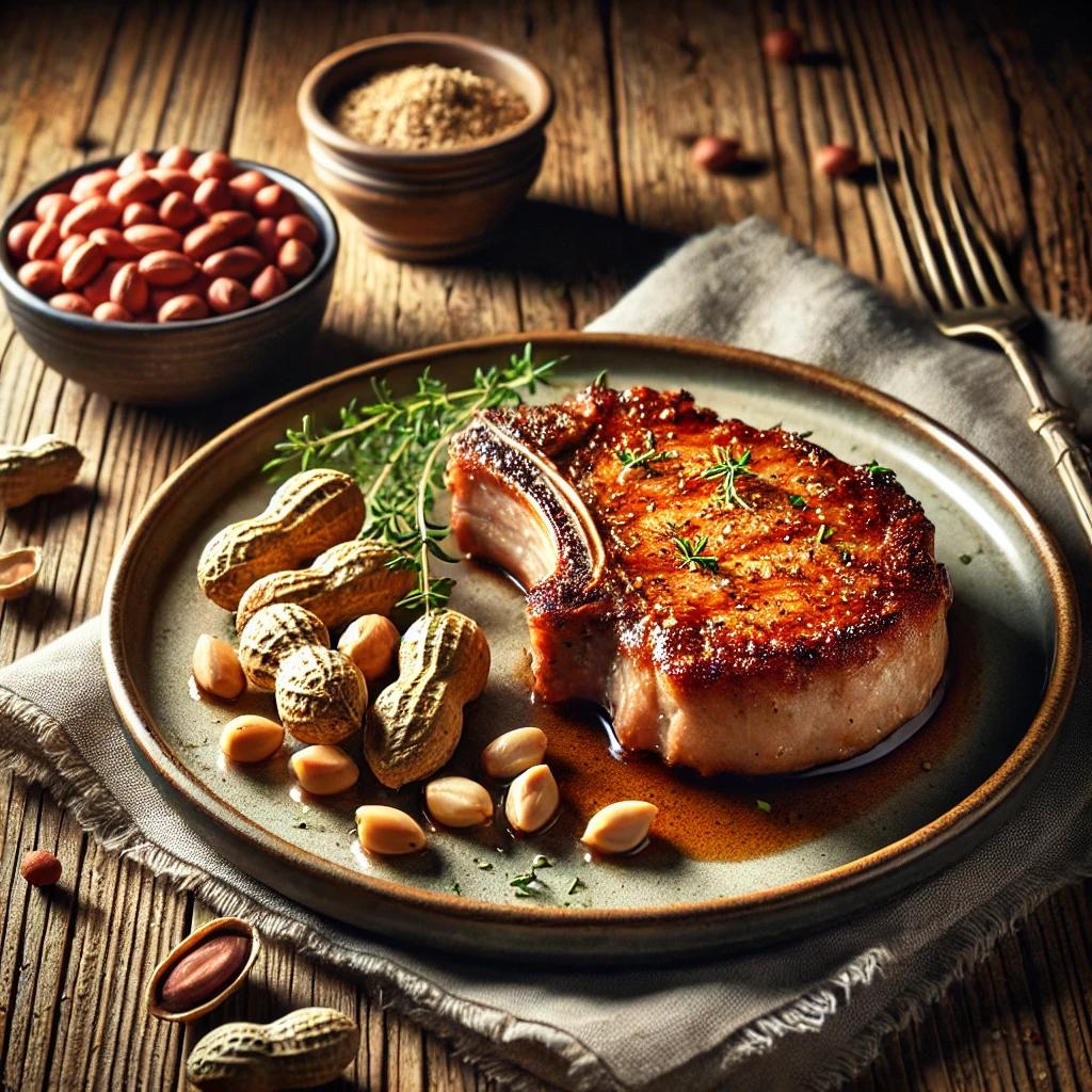 Jork chops and Peanits